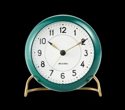 Arne Jacobsen Station Bordur Ø11 cm grøn/hvid | Køb her