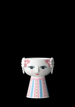 Bjørn Wiinblad Eva Lysestage H9.5 cm pink | Køb nu