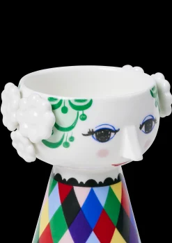 Bjørn Wiinblad Eva Lysestage H9.5 cm grøn | Køb her