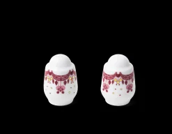 Bjørn Wiinblad Guirlande Salt| og pebersæt H6 rød 1 sæt