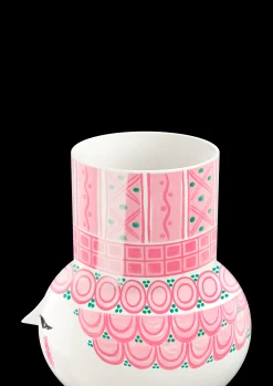 Bjørn Wiinblad Vase H15 cm i rosa fra serien Olga | Køb her