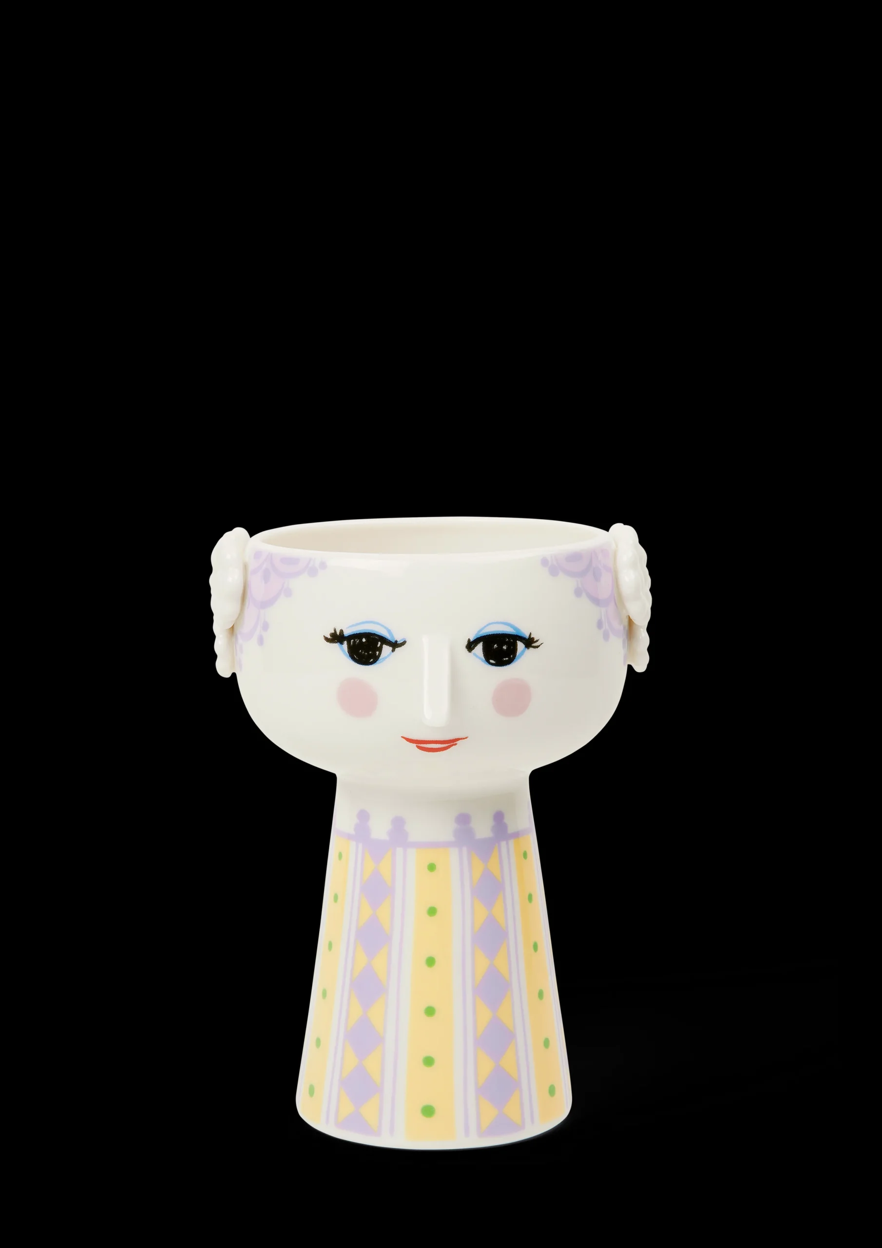 Bjørn Wiinblad Vase H15 cm i lilla fra serien Eva | Køb her