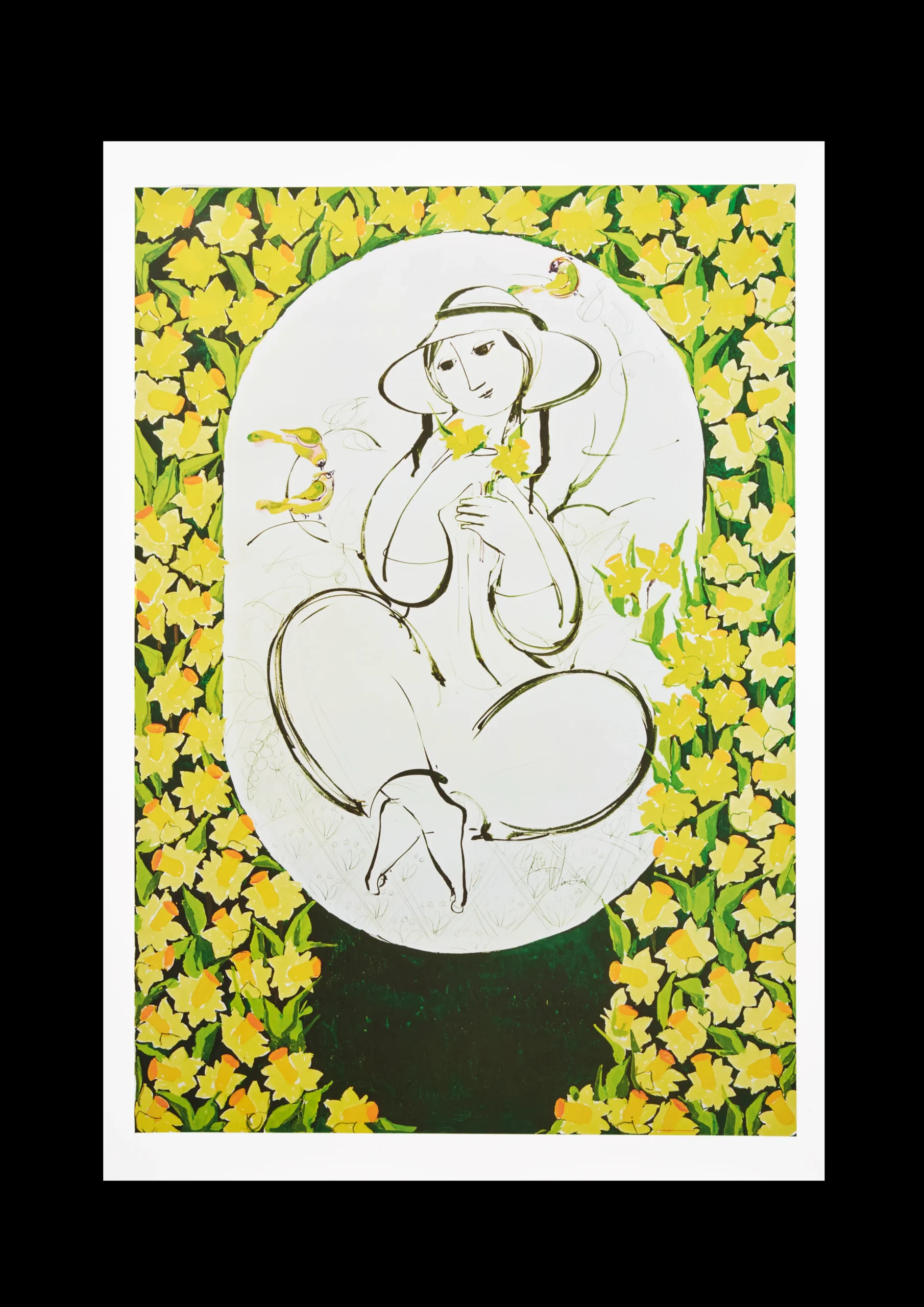 Bjørn Wiinblad Wiinblad Forårsfornemmelser, 50x70 cm multi