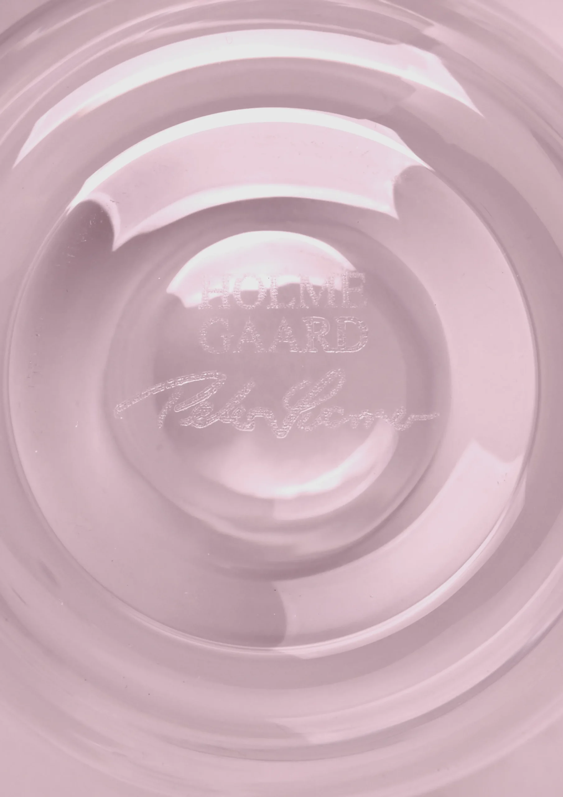 Holmegaard Calabas Fyrfadsstage Ø8.5 cm burgundy | Køb her