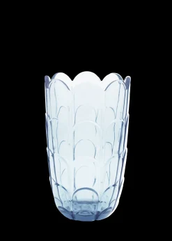 Holmegaard Lily Vase H19 cm blue iris | Køb hos os