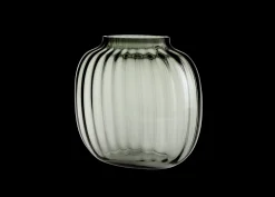 Holmegaard Primula Oval Vase H17.5 smoke | Køb her