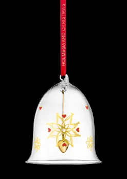 Holmegaard Årets juleklokke 2021 stor i klar | Køb her