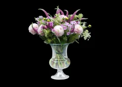 Holmegaard Vase H24 cm i klar fra serien Old English