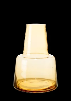 Holmegaard Vase mellem hals H24 cm i gul | Køb her