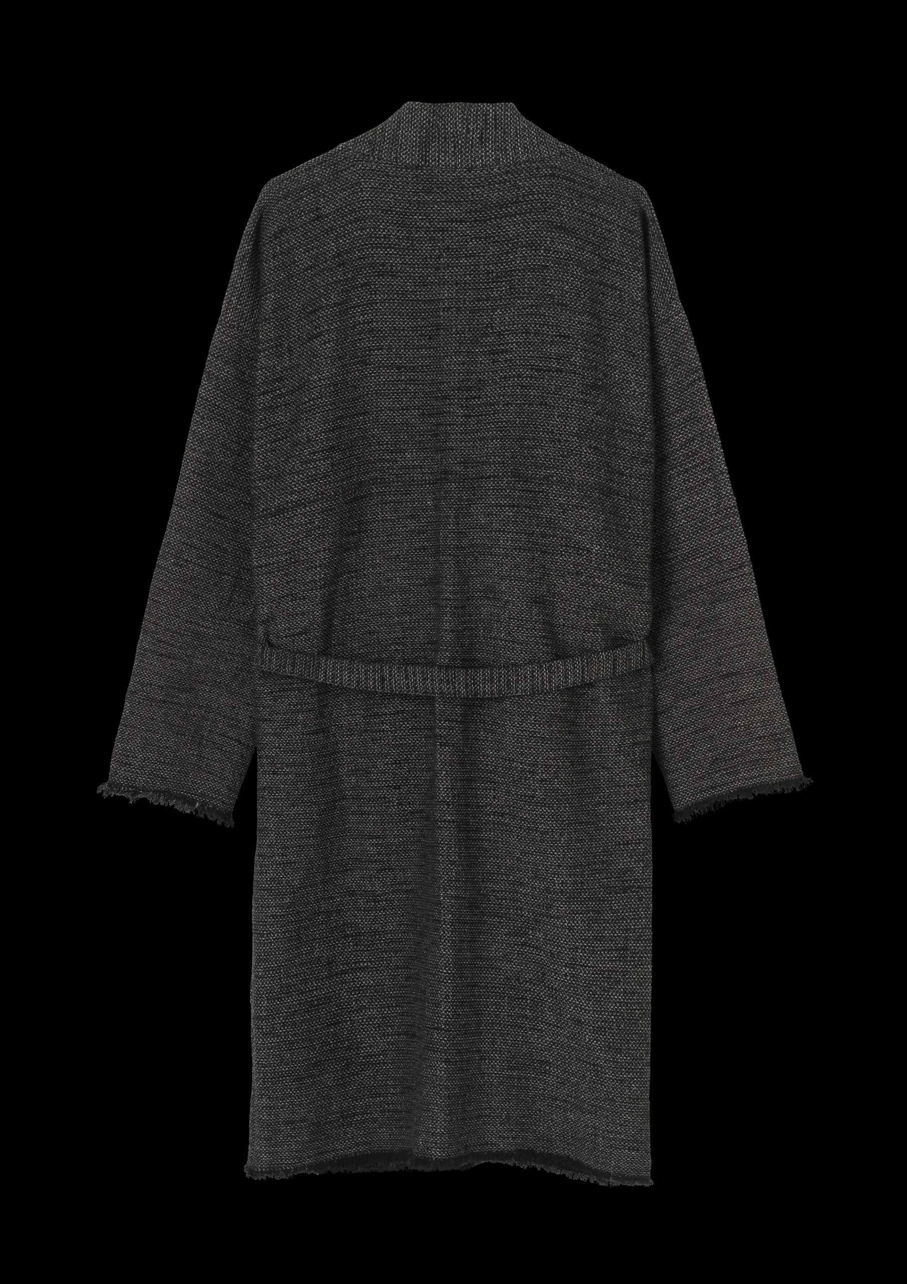 JUNA Badekåbe one size i sort fra serien Reflection