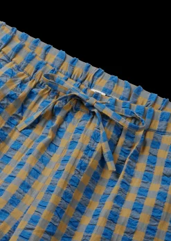 JUNA Bæk&Bølge Barbara pants XS blå/okker | Køb her