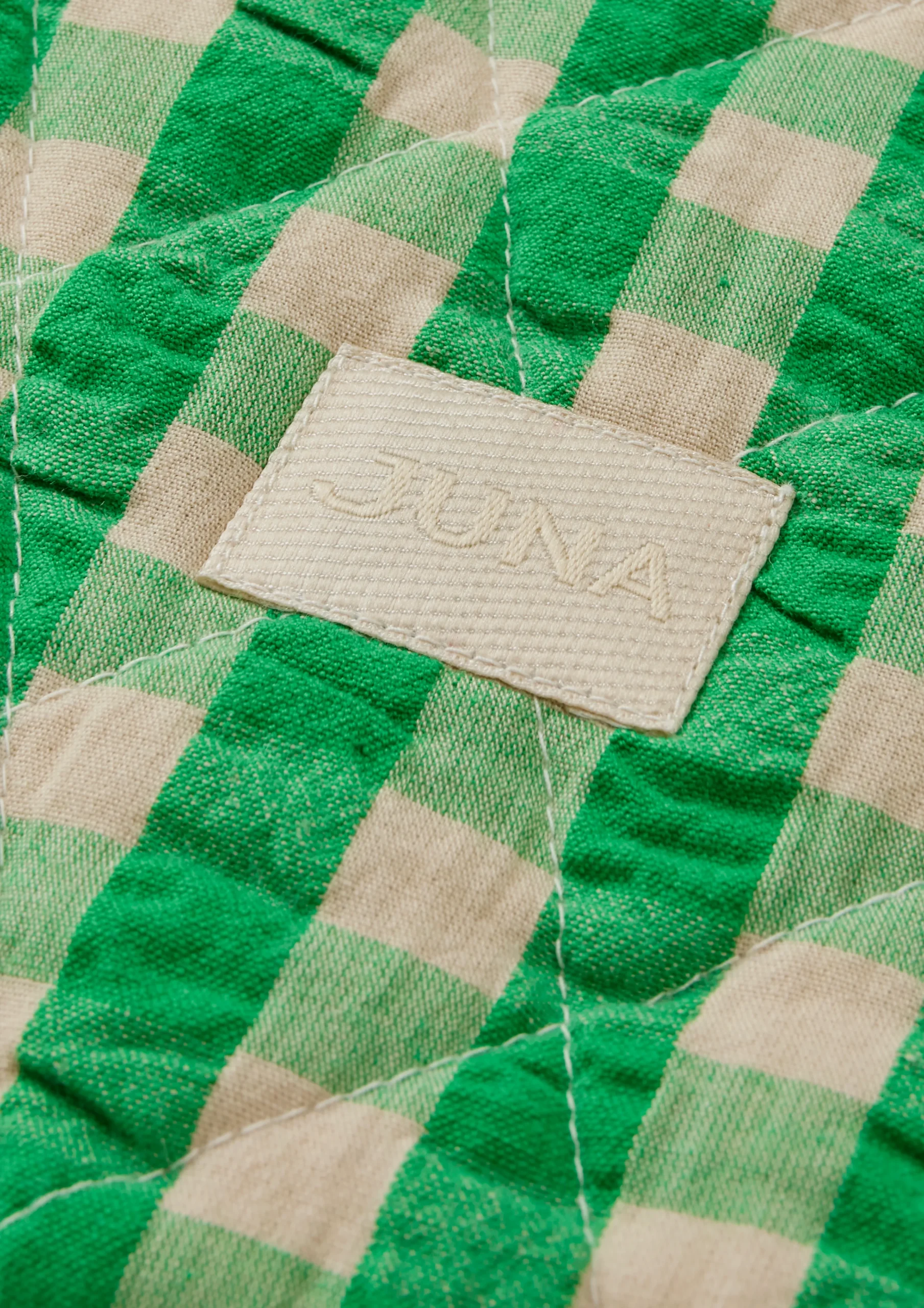 JUNA Bæk&Bølge Dalila Toiletbag 20x14 cm Grøn/Sand | Køb her