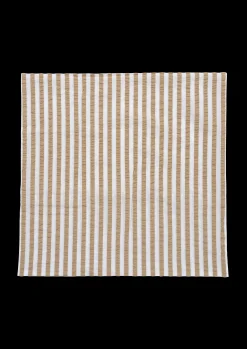 JUNA Bæk&Bølge Lines Pudebetræk 63x60 cm sand/hvid