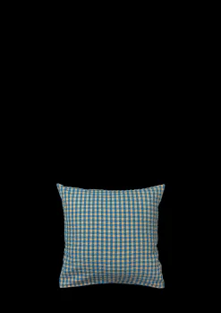 JUNA Bæk&Bølge Pudebetræk 63x60 cm blå/okker DK | Køb her