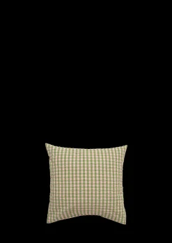 JUNA Bæk&Bølge Pudebetræk 63x60 cm grøn/soft pink DK