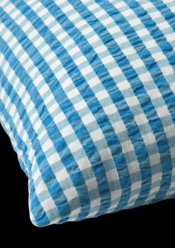 JUNA Bæk&Bølge Pudebetræk 63x60 cm blå/birk DK | Køb her