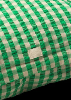 JUNA Bæk&Bølge Pudebetræk 63x60 cm grøn/sand DK | Køb her