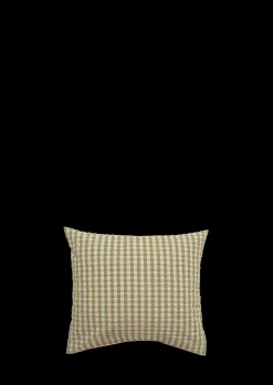 JUNA Bæk&Bølge Pudebetræk 60x50 cm grøn/soft pink SE