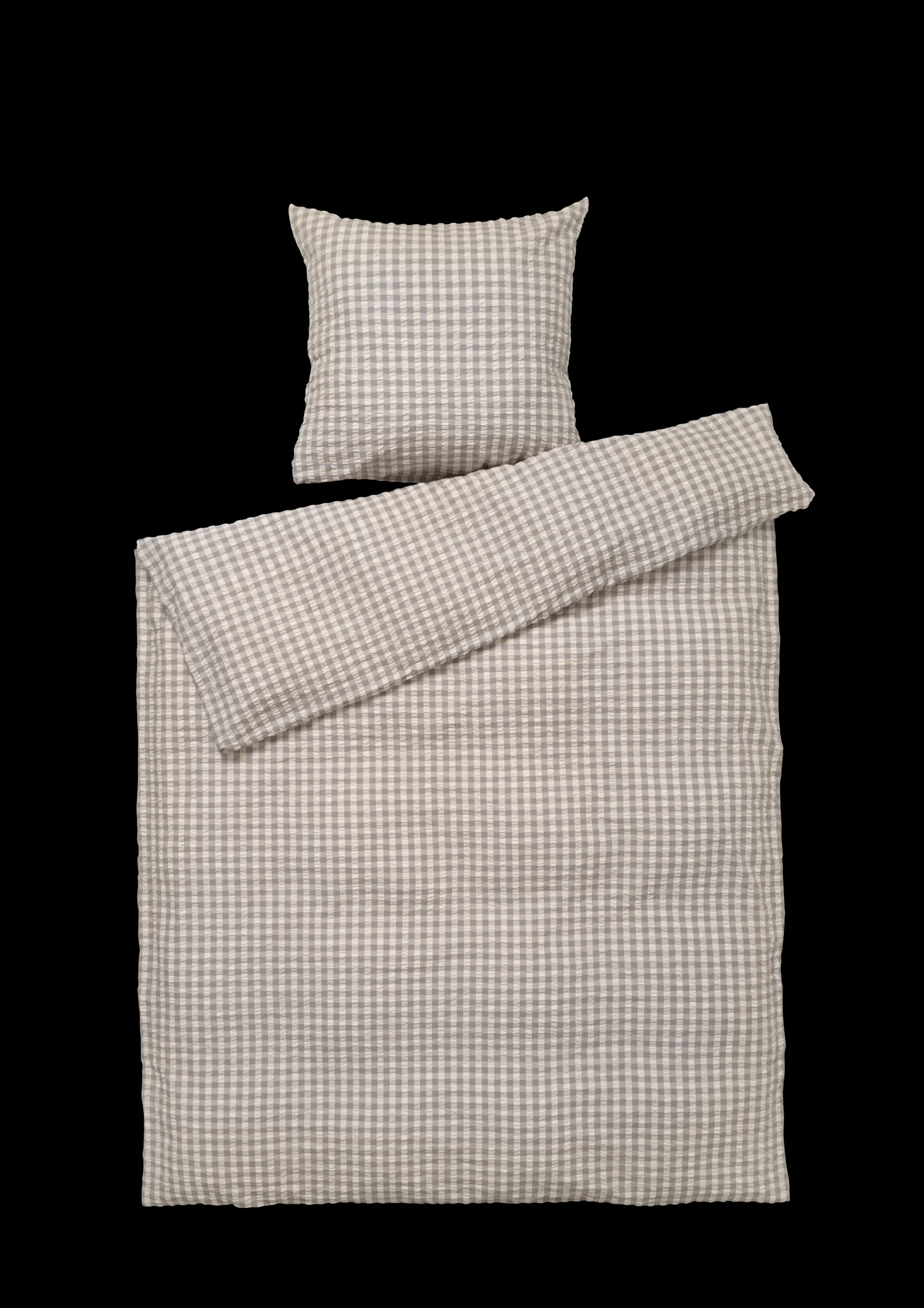 JUNA Bæk&Bølge Sengetøj 140x200 cm grå/birk DK | Køb her