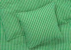 JUNA Bæk&Bølge Sengetøj 140x220 cm grøn/sand DK | Køb her