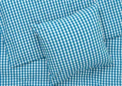 JUNA Bæk&Bølge Sengetøj 140x220 cm blå/birk DK - Køb her