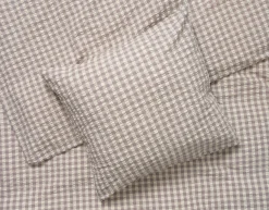 JUNA Bæk&Bølge Sengetøj 150x210 cm grå/birk SE | Køb her