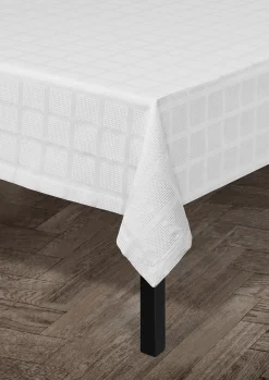 JUNA Brick Damaskdug 150x220 cm hvid - Køb her