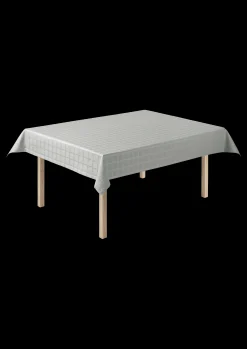 JUNA Damaskdug 150x320 cm i grå fra serien Brick | Køb her