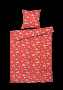 JUNA Grand Pleasantly Sengetøj 140x200 cm chili DK | Køb her