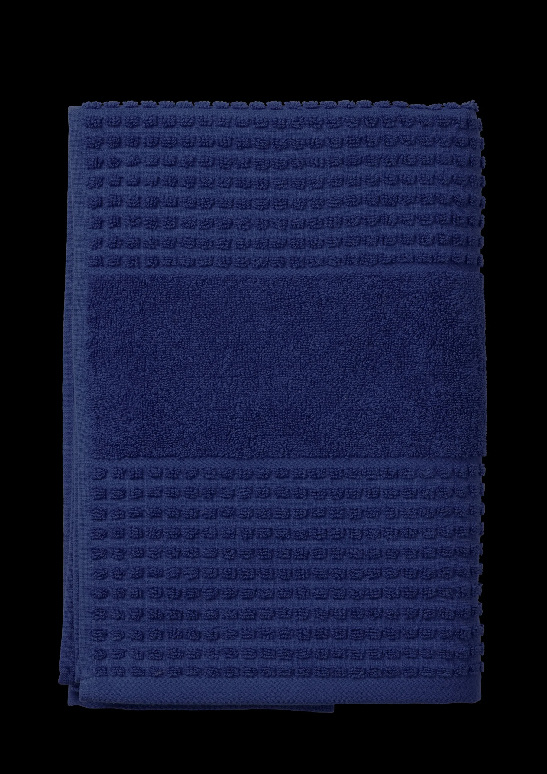 JUNA Håndklæde 70x140 cm i blå fra serien Check | Køb her