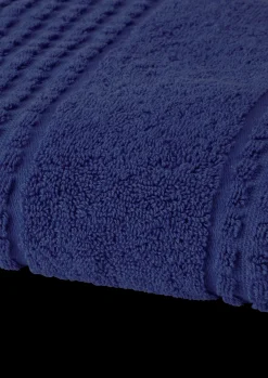 JUNA Håndklæde 50x100 cm i blå fra serien Check | Køb her