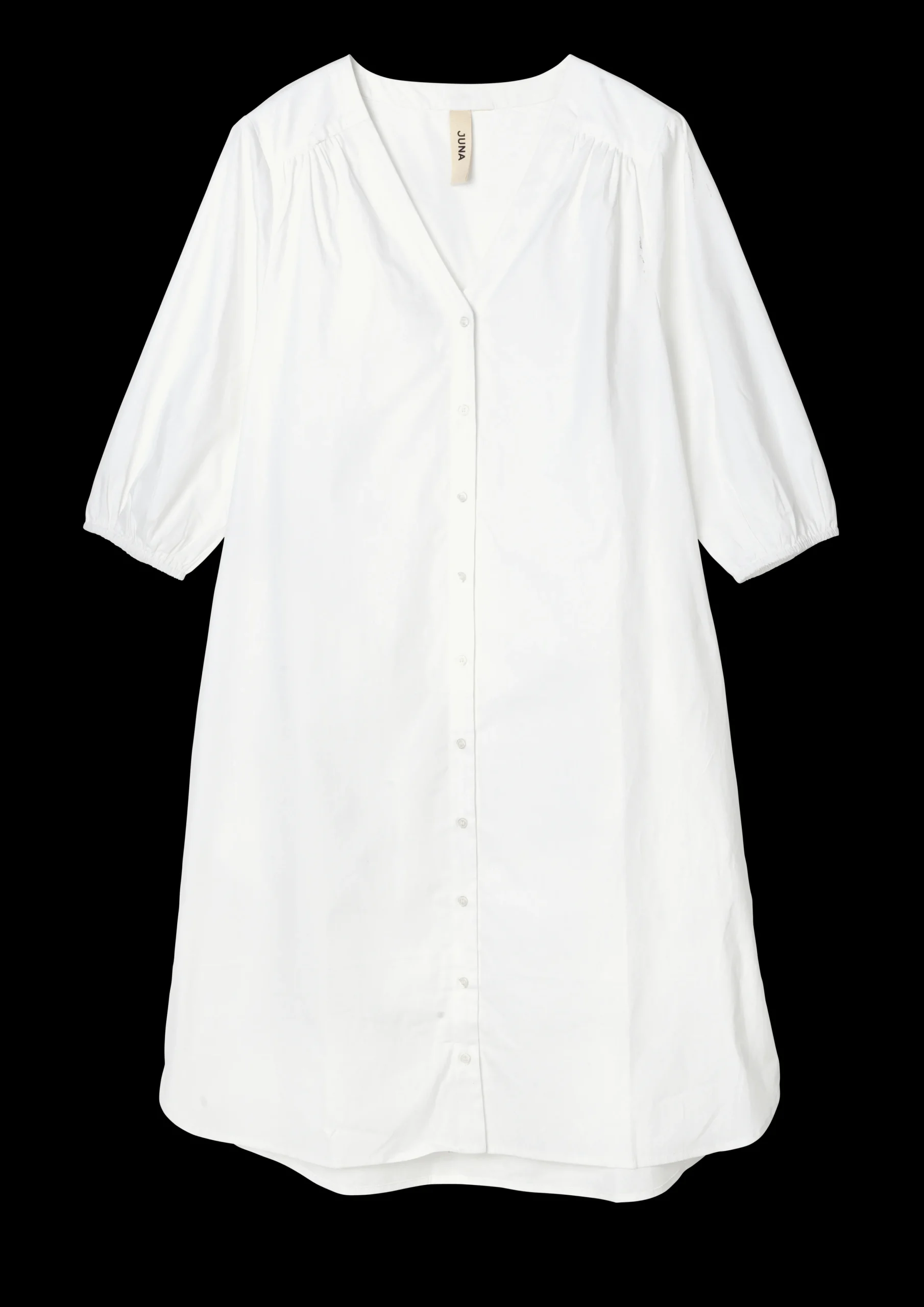 JUNA Laura dress XS i hvid fra serien Soft | Køb her