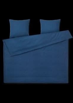 Juna Mochrome Sengetøj mørk blå 200x200 cm | Køb her