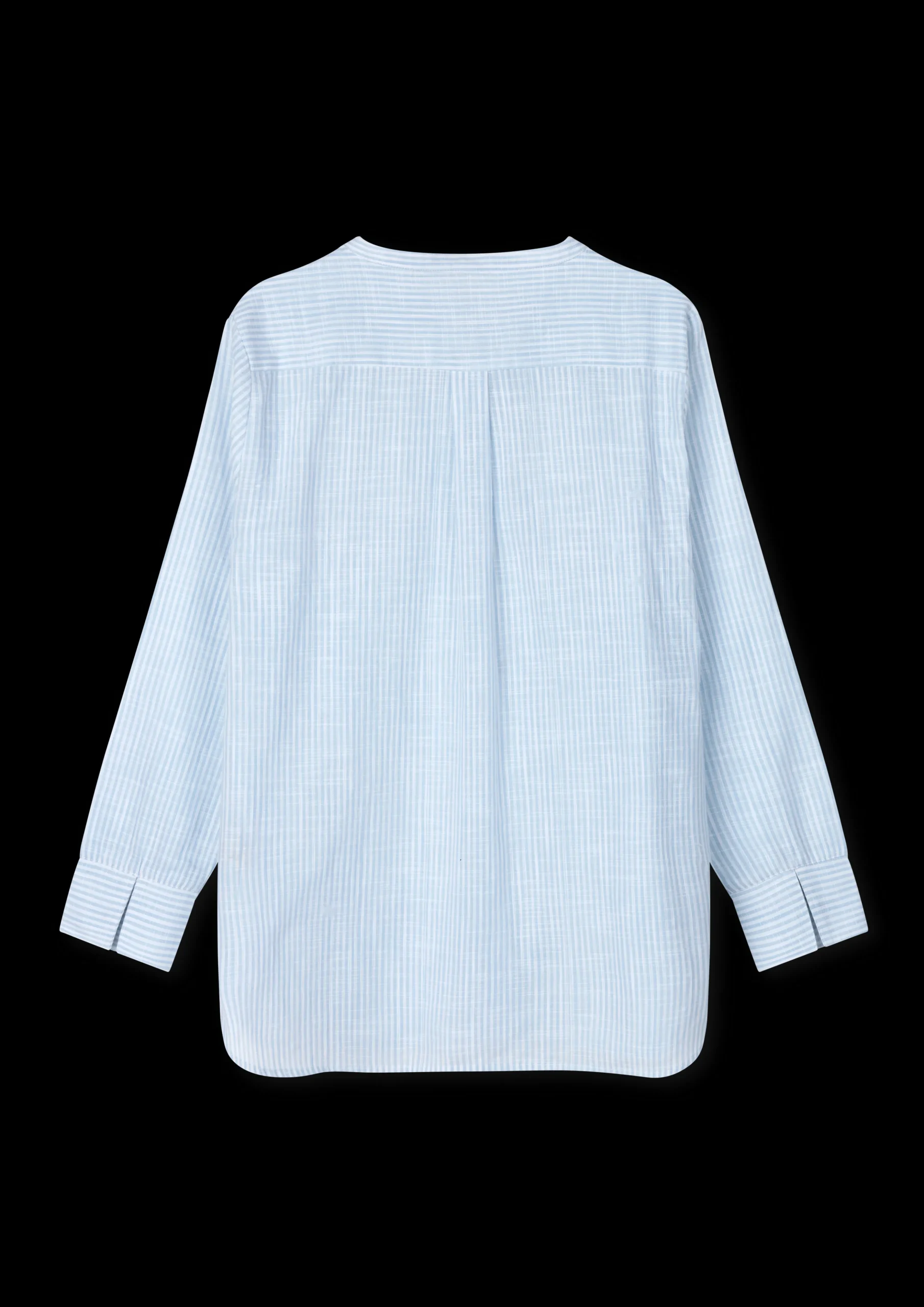 JUNA Monochrome Lines Ida shirt XS lys blå/hvid | Køb her