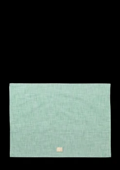 JUNA Monochrome Lines Pudebetræk 70x50cm grøn/hvid | Køb her