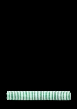 JUNA Monochrome Lines Pudebetræk 70x50cm grøn/hvid | Køb her