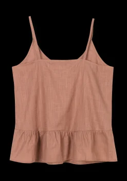 JUNA Monochrome Liv chemise S/M støvet rød | Køb her