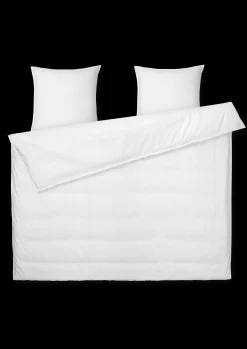 JUNA Monochrome Sengetøj 220x220 cm hvid SE | Køb her
