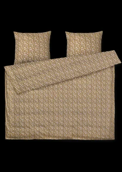 JUNA Pleasantly Sengetøj 220x220 cm sennep SE | Køb her