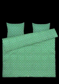 JUNA Pleasantly Sengetøj 220x220 cm grøn SE | Køb her