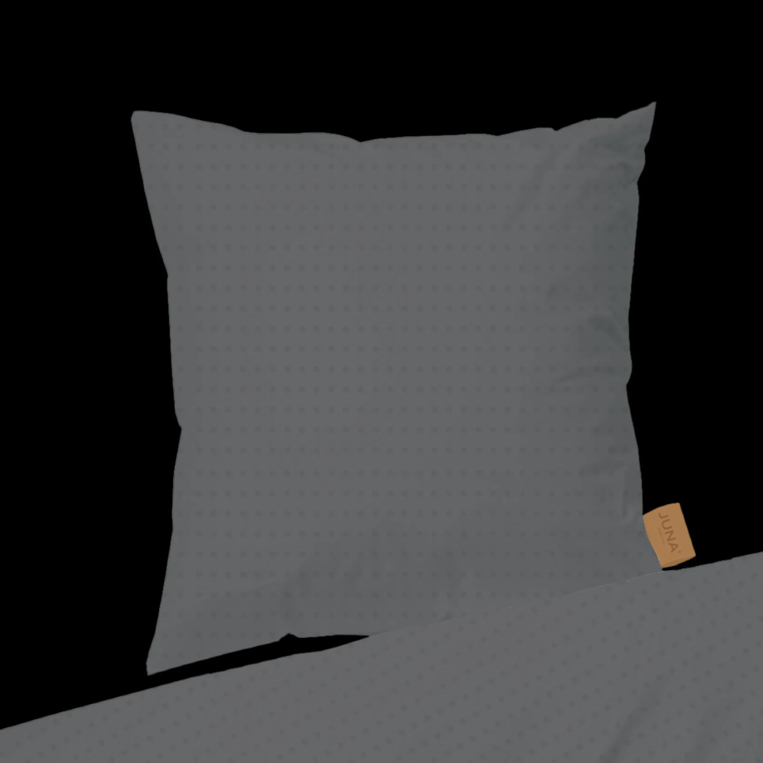 JUNA Pudebetræk 60x50 cm i grå fra serien Cube | Køb her