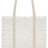 JUNA Reflection Strandtaske 50x50 cm hvid | Køb her