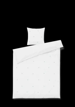 JUNA Sengetøj 140x220 cm i hvid fra serien Daisy | Køb her