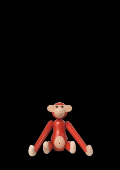 Kay Bojesen Abe mini i rød fra serien Monkey | Køb her
