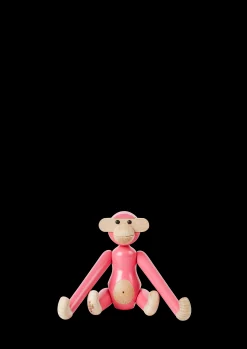 Kay Bojesen Abe mini i rosa fra serien Monkey | Køb her