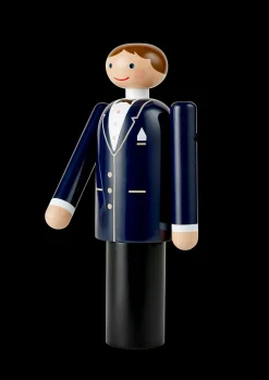 Kay Bojesen Brudgom H18 cm i blå fra serien Figurines