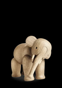 Kay Bojesen Elefant lille i træ fra serien Other animals