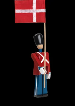 Kay Bojesen Fanebærer lille rød/blå/hvid | Køb her