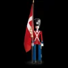 Kay Bojesen Fanebærer stor i rød fra serien Figurines