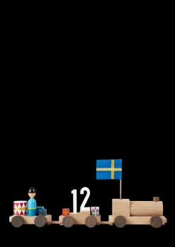 Kay Bojesen Fødselsdagstog Svensk eg/røget eg | Køb her